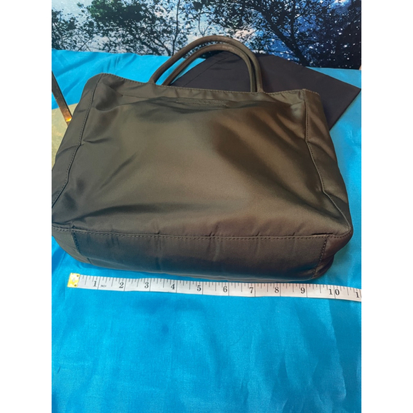 Prada Tote Bag Medium Olive Green VGC with COA Card & Dust Bag - Picture 11 of 16